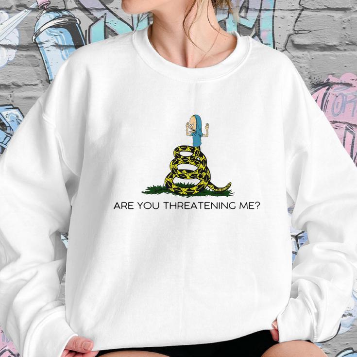 Cornholio Beavis - Are You Threatening Me Shirt Sweatshirt Gifts for Her