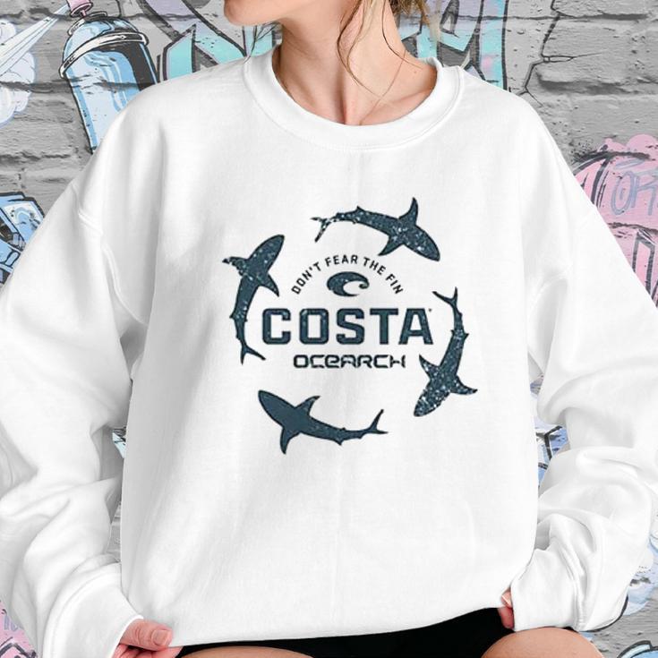 Costa Del Mar Ocearch Circle Shark Sweatshirt Gifts for Her