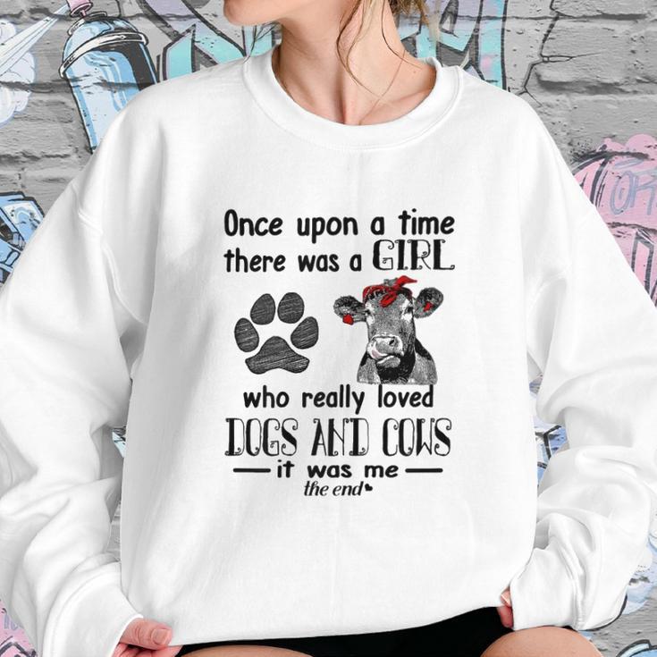 Cow Once Upon A Time Sweatshirt Gifts for Her