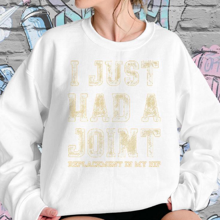 Crushtee Hip Replacement Just Had A Joint T- Sweatshirt Gifts for Her