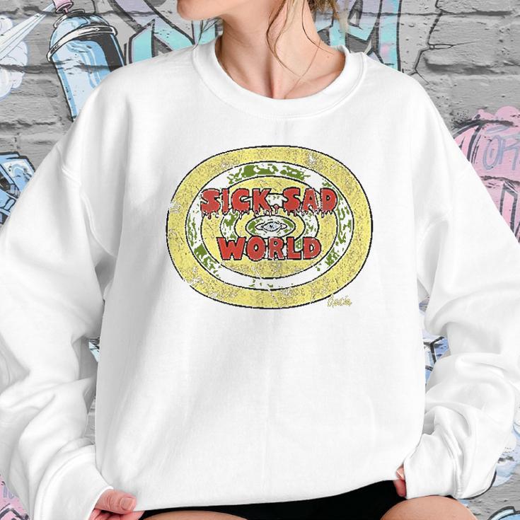 Daria Sick Sad World Drippy Text Eye Logo Sweatshirt Gifts for Her