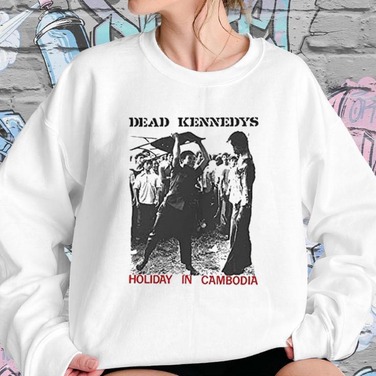 Dead Kennedys Holiday In Cambodia Sweatshirt Gifts for Her