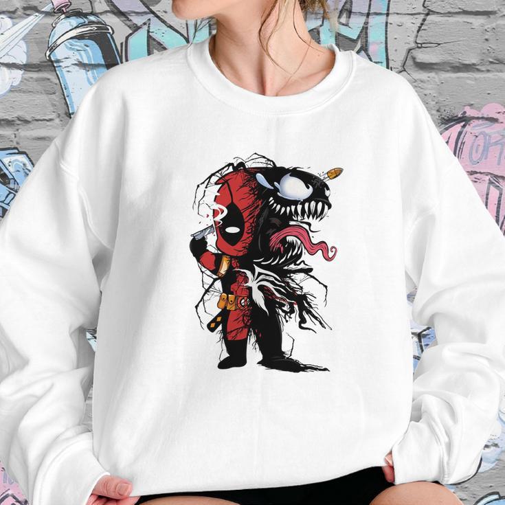 Deadpool Venom Sweatshirt Gifts for Her