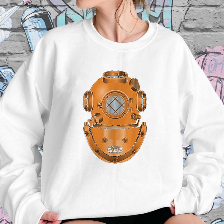 Deep Sea Diver Helmet Vintage Diving Sweatshirt Gifts for Her