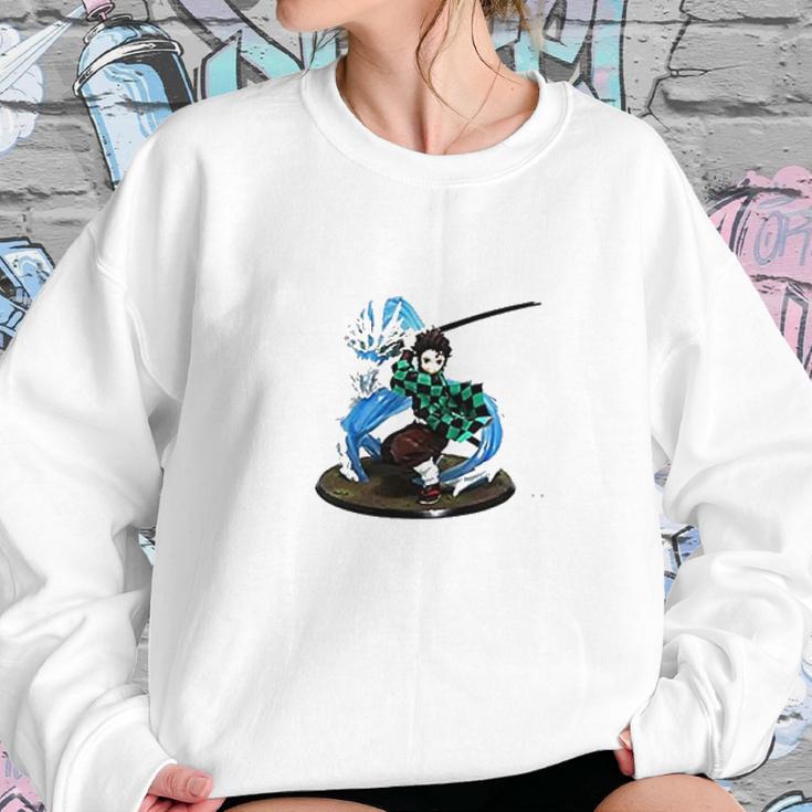 Demon Slayer Aqua Sweatshirt Gifts for Her