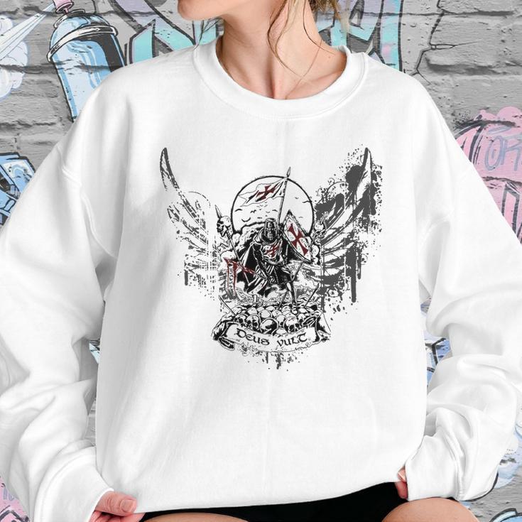 Deus Vult - Templar Sweatshirt Gifts for Her