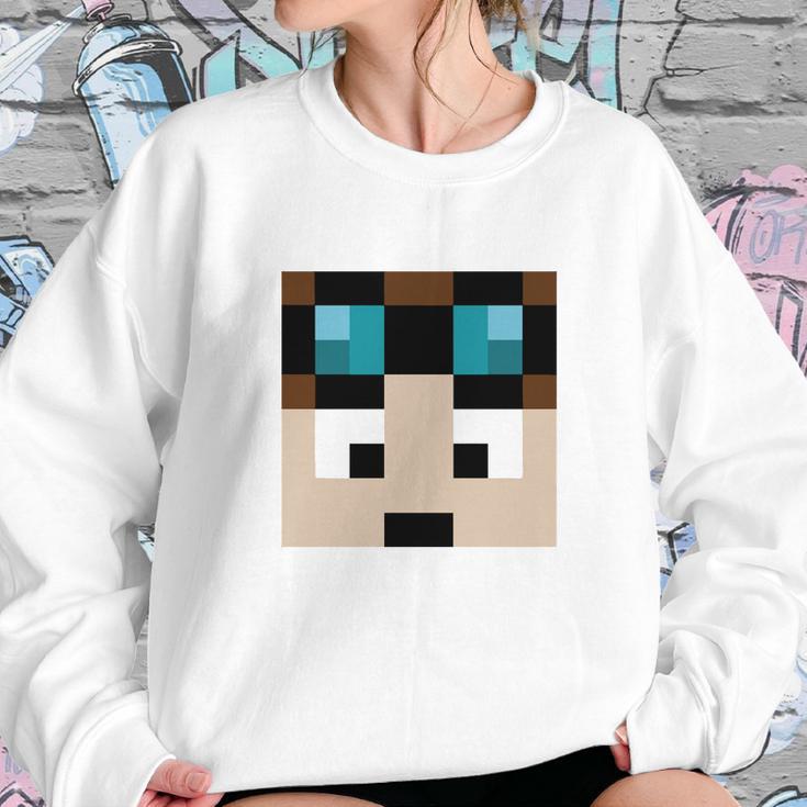 Thediamondminecart Minecraft Skin Sweatshirt Gifts for Her