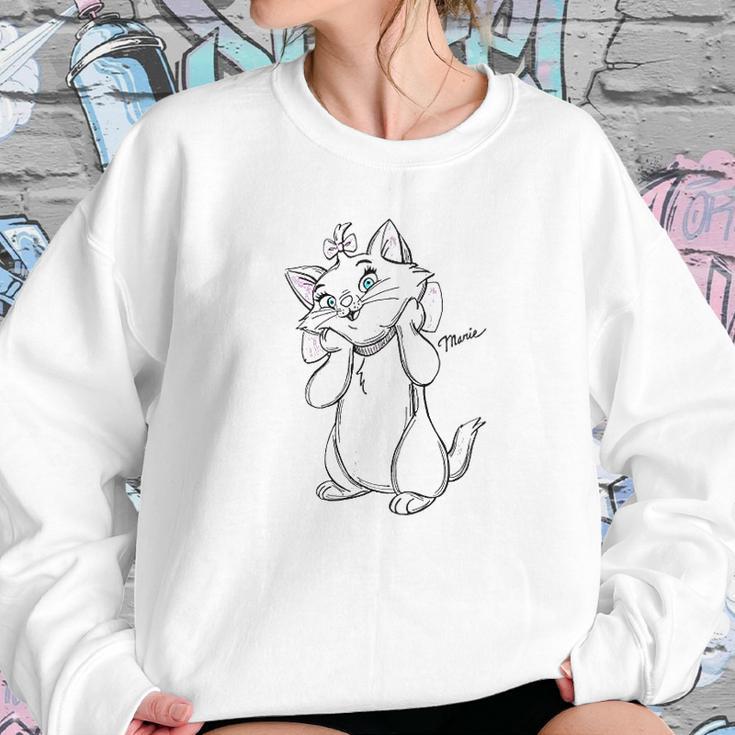 Disney The Aristocat Sketchy Marie Sweatshirt Gifts for Her