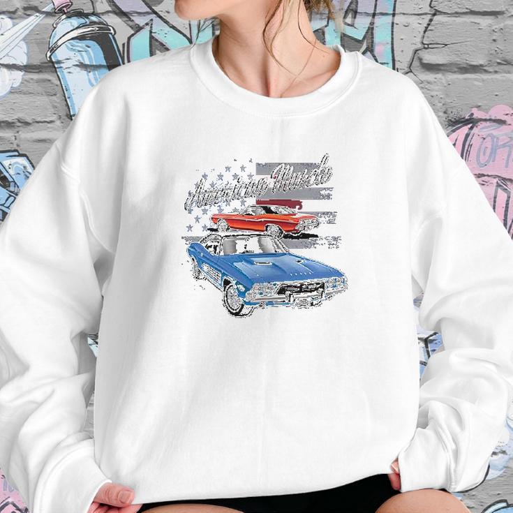 Dodge Challenger American Classic American Muscle Car Sweatshirt Gifts for Her