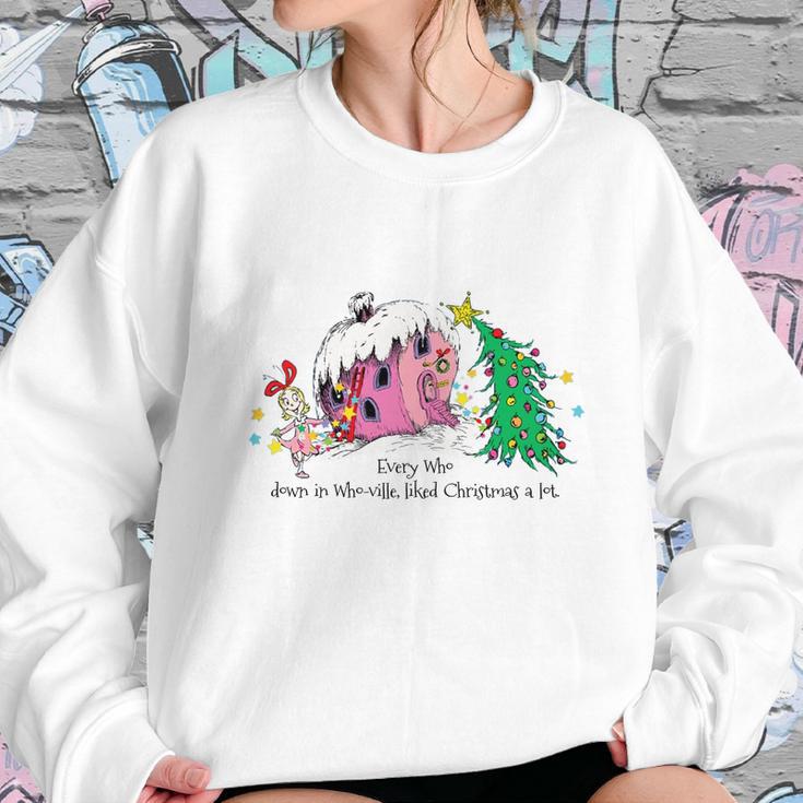 Dr Seuss Cindy-Lou Who House T-Shirt Sweatshirt Gifts for Her