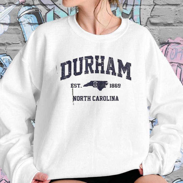 Durham North Carolina Nc Usa Vintage State Athletic Style Sweatshirt Gifts for Her