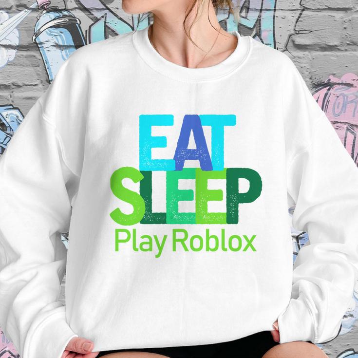 Eat Sleep Play Roblox Sweatshirt Gifts for Her