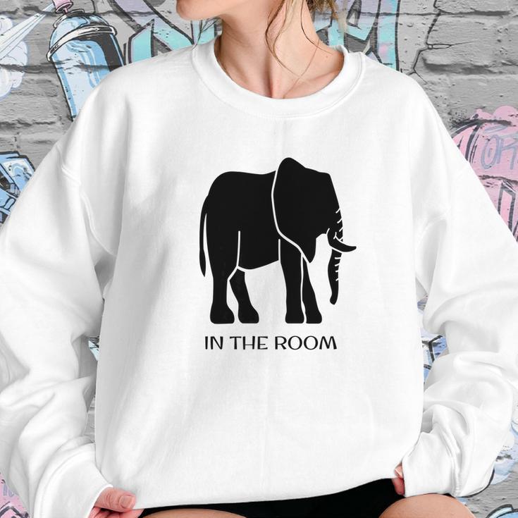 Elephant In The Room Funny Sweatshirt Gifts for Her