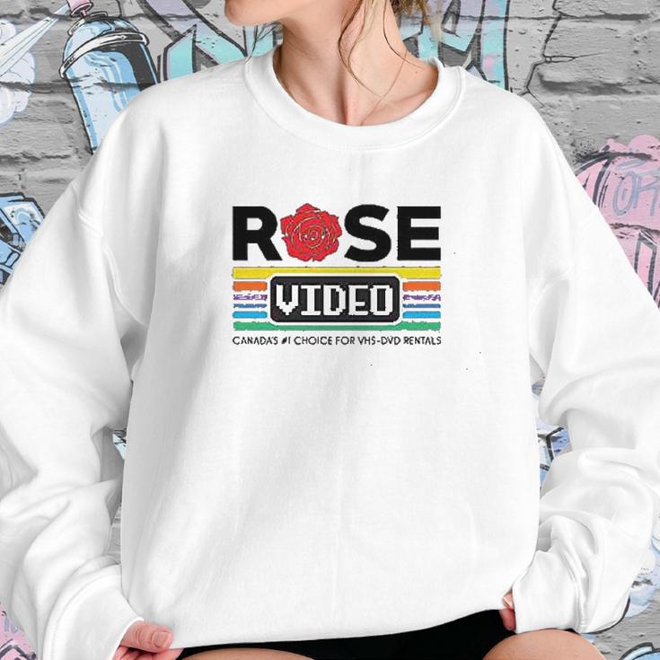 Ew David Alexis Moira Rose Merchandise Black Graphic Sweatshirt Gifts for Her