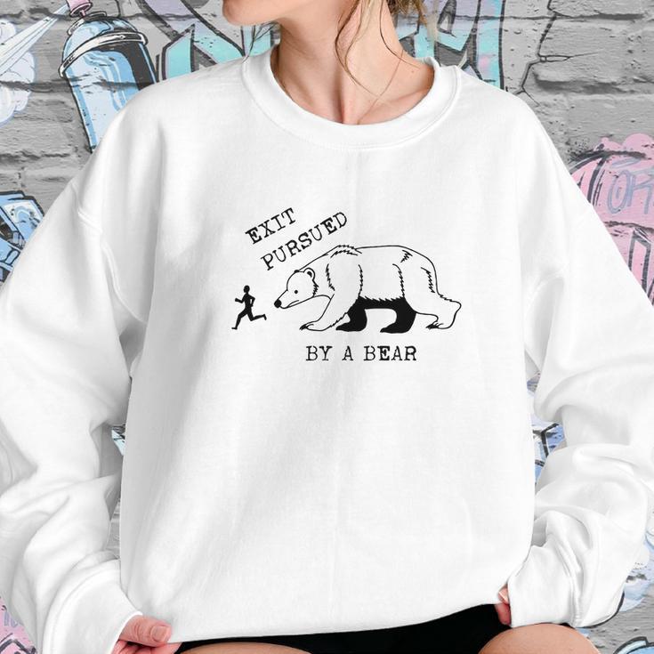 Exit Pursued By A Bear Shakespeare The Winters Tale Sweatshirt Gifts for Her