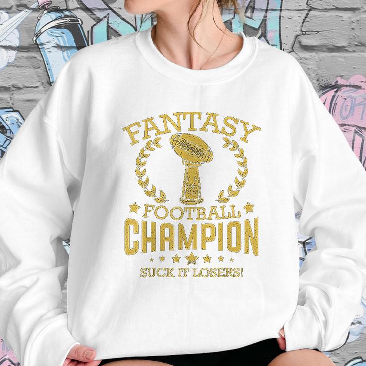 Fantasy Football Champion Sweatshirt Gifts for Her