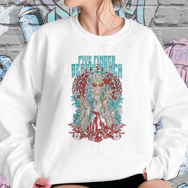 Five Finger Death Punch Lady Muerta Sweatshirt Gifts for Her