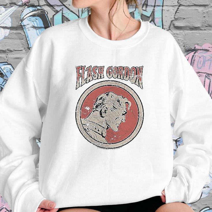 Flash Gordon Classic Comics Hero Flash In A Circle Sweatshirt Gifts for Her