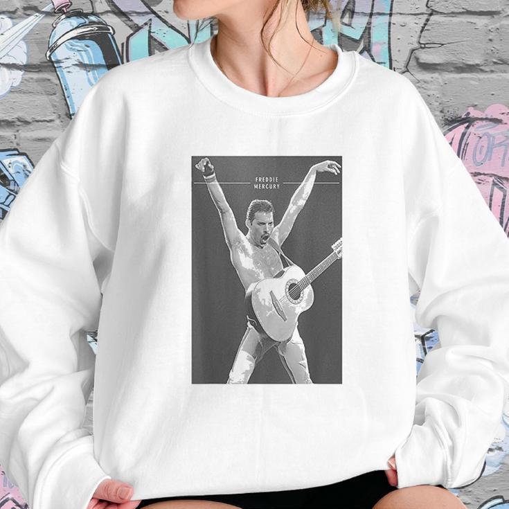 Freddie Mercury Official Live Arms Guitar Sweatshirt Gifts for Her