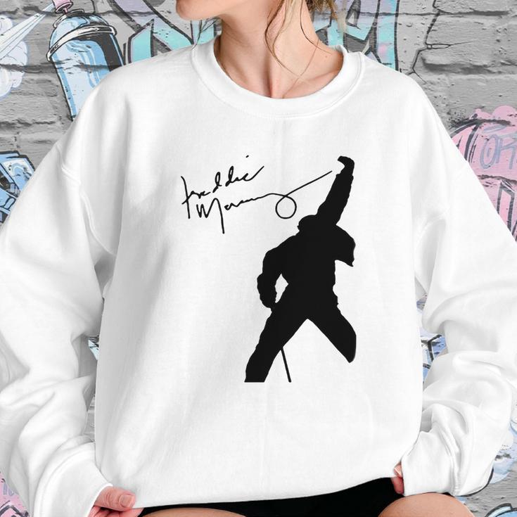 Freddie Mercury Signature Queen Rock Band Shirt Sweatshirt Gifts for Her