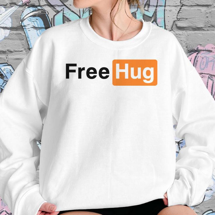 Free Hug Pornhub Logo Parody Sweatshirt Gifts for Her