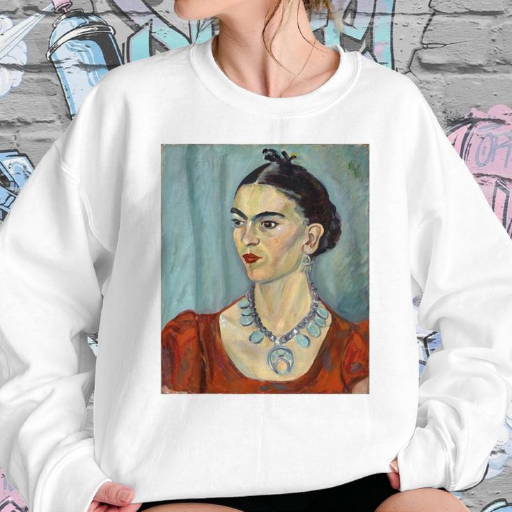 Frida Kahlo Portrait Art Sweatshirt Gifts for Her