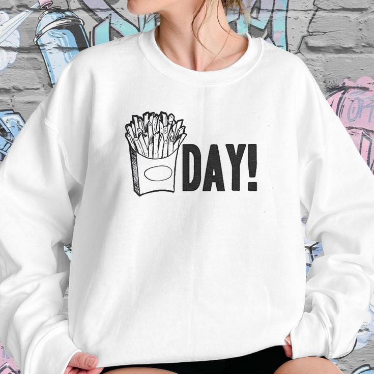 Fry Day Friday Funny Fast Food French Fry Weekend Sweatshirt Gifts for Her