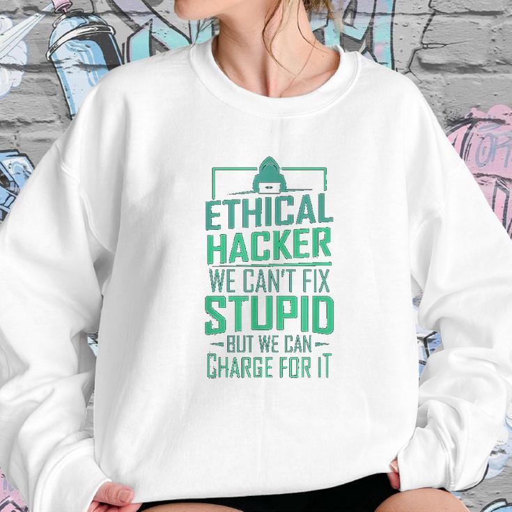 Funny Computer Hacker Cybersecurity Ethical Hacker Code Gift Sweatshirt Gifts for Her