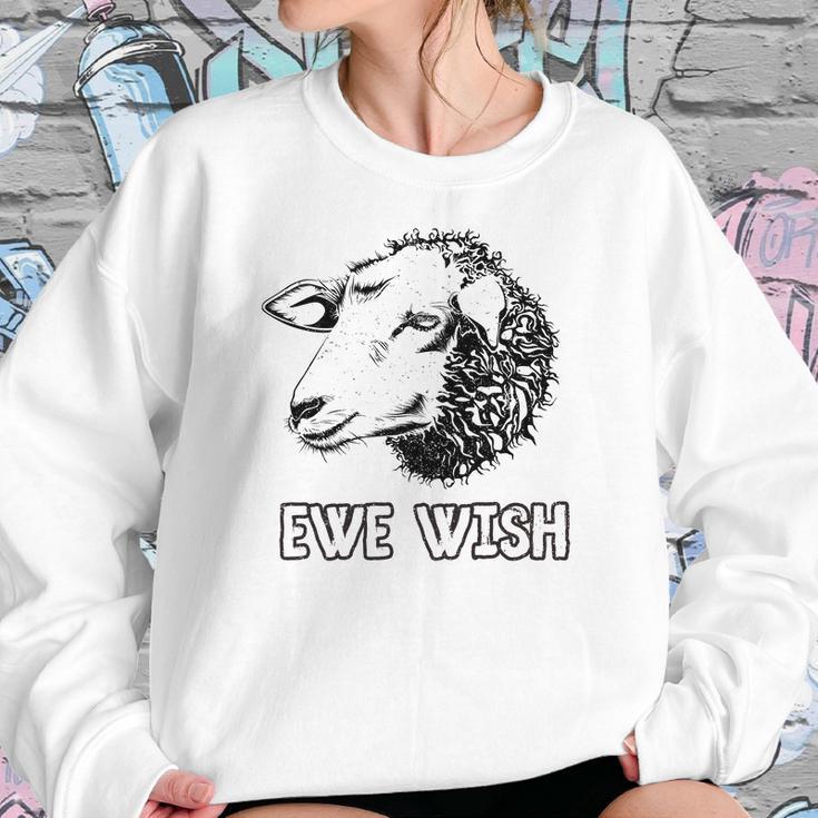 Funny Farm Animal Ewe Wish Sheep Tee Ffa 4H Sweatshirt Gifts for Her