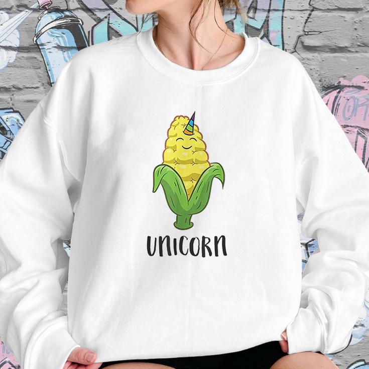 Funny Uni Corn Unicorn Corn Lovers Corn Farmer Sweatshirt Gifts for Her