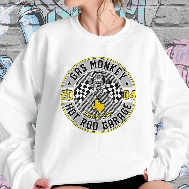 Gas Monkey Garage Racer Style Badge Sweatshirt Gifts for Her