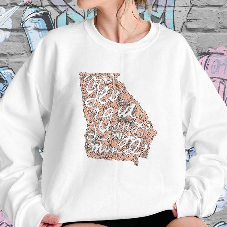 Georgia Peach State Atlanta Georgia On My Mind Sweatshirt Gifts for Her