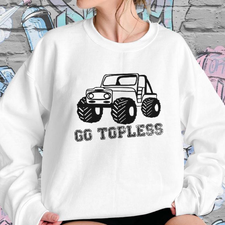 Go Topless Racerback Sweatshirt Gifts for Her