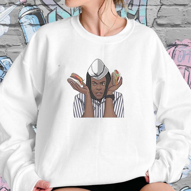 Good Burge Hand Drawn Direct To Garment Printed Sweatshirt Gifts for Her