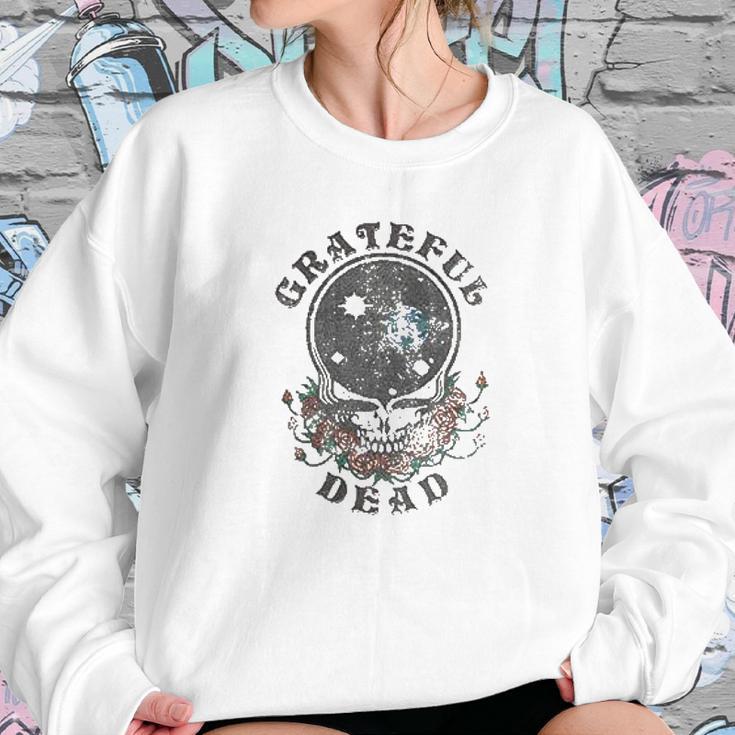 Grateful Dead Space Skull Sweatshirt Gifts for Her