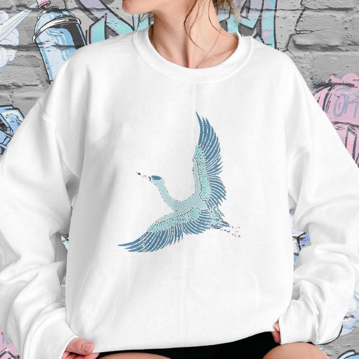 Great Blue Flying Heron Sweatshirt Gifts for Her