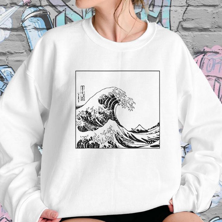 The Great Wave Off Kanagawa Sweatshirt Gifts for Her