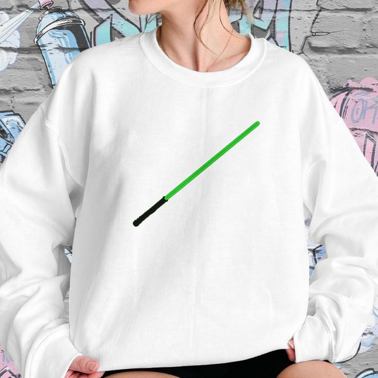 Green Light Saber T-Shirt Sweatshirt Gifts for Her