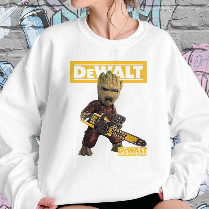 Groot With Logo Dewalt Shirt Sweatshirt Gifts for Her