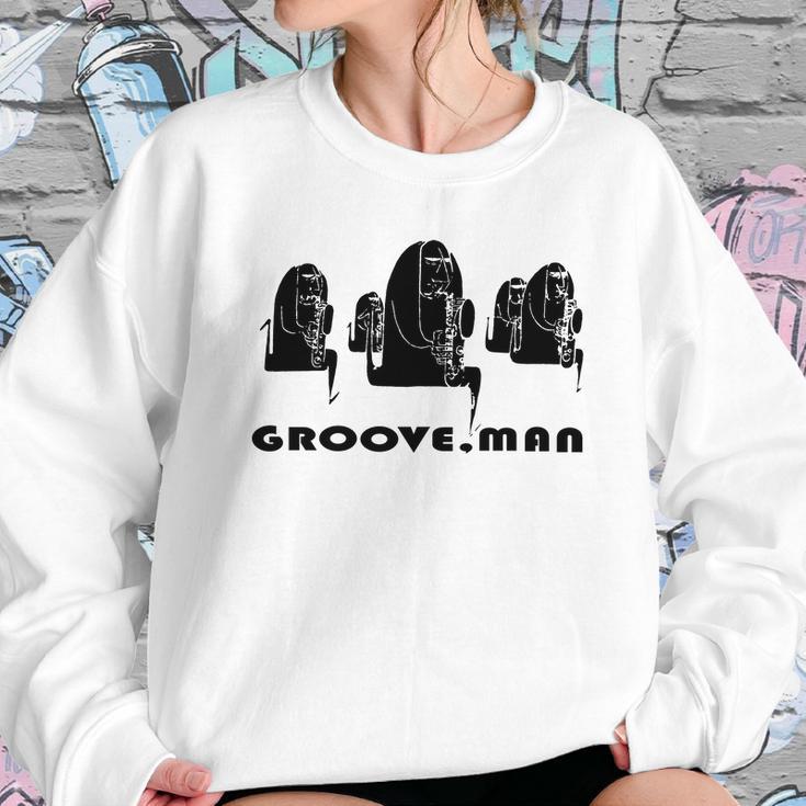 Groove Man-Jazz Musicians T-Shirts - Mens T-Shirt By American Apparel Sweatshirt Gifts for Her