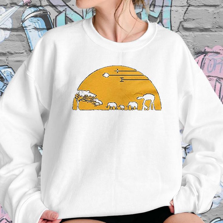 Guerrilla Tees At-At Movie Sweatshirt Gifts for Her