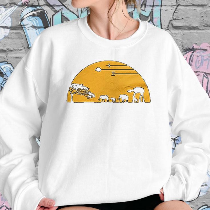 Guerrilla Tree Graphic Space Sweatshirt Gifts for Her