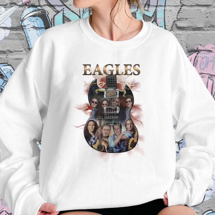 Guitar Eagles Rock Band Signatures Shirt Sweatshirt Gifts for Her