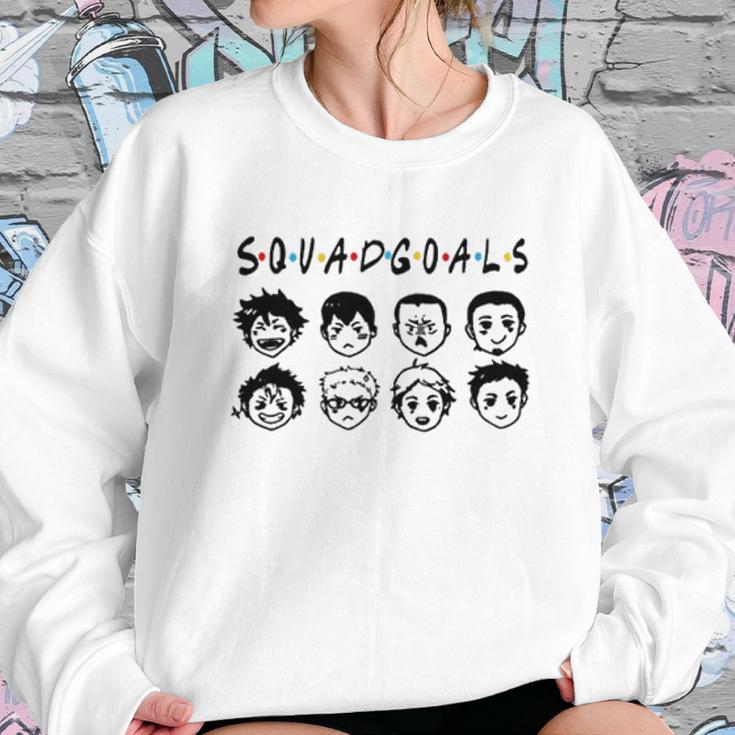 Haikyuu Squad Goals Funny Sweatshirt Gifts for Her