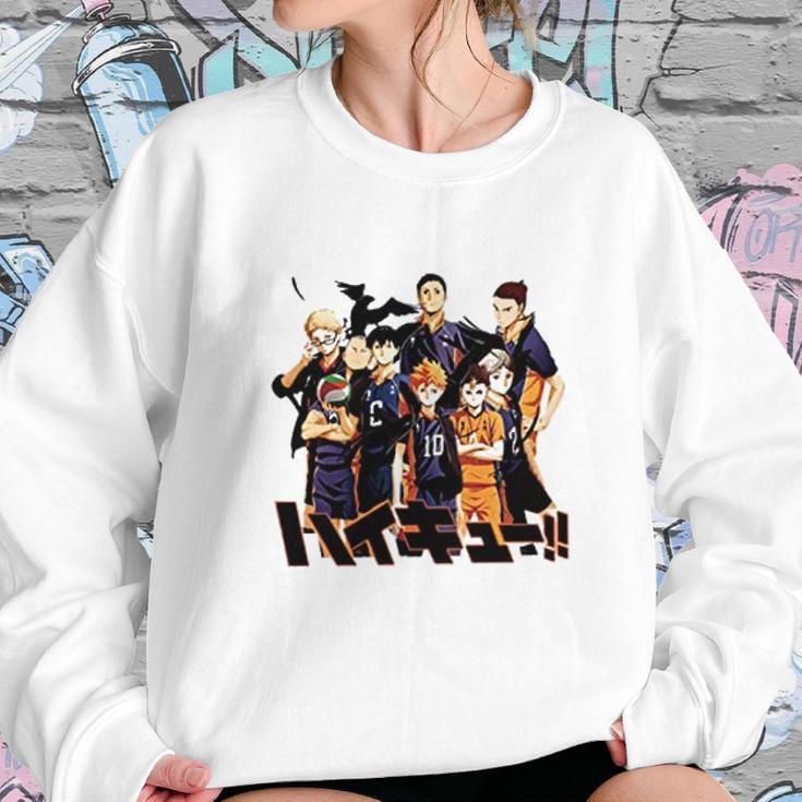 Haikyuu Team Design Sweatshirt Gifts for Her