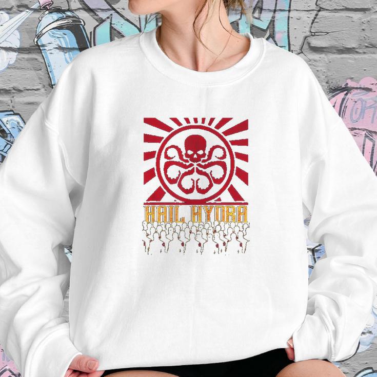 Hail Hydra Army Propaganda Graphic Sweatshirt Gifts for Her