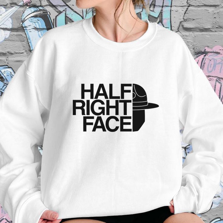 Half Right Face Sweatshirt Gifts for Her