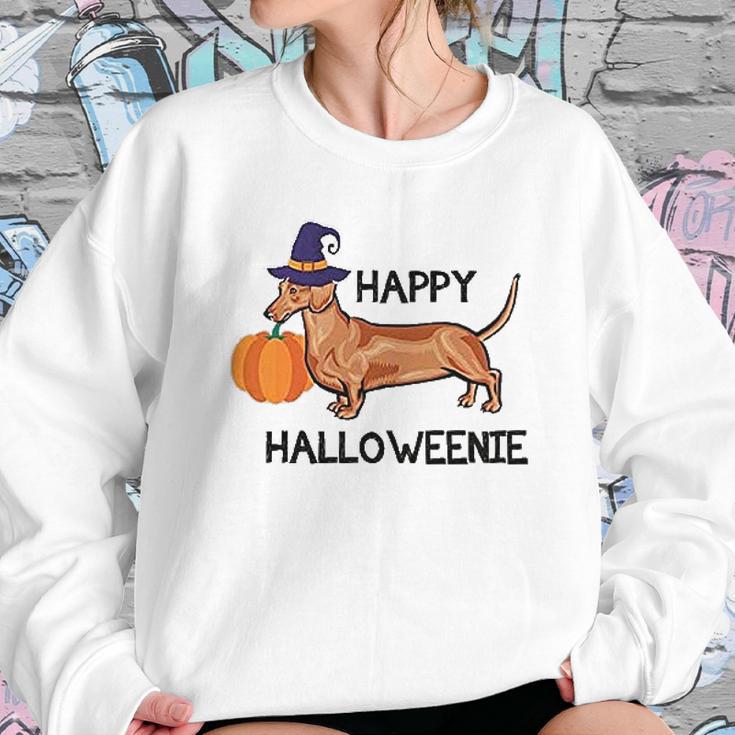 Halloweenie Halloween Dachshund Sweatshirt Gifts for Her