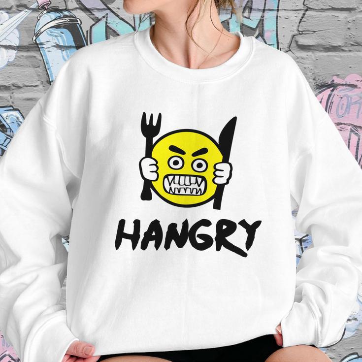 Hangry Emoji Sweatshirt Gifts for Her