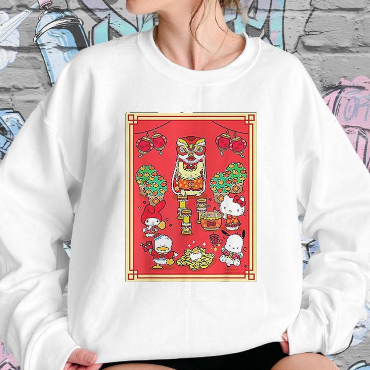 Hello Kitty And Friends Happy Lunar New Year Sweatshirt Gifts for Her